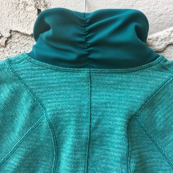 Lululemon Runderful 1/2 Zip Jacket Teal Size 4 - Picture 7 of 11